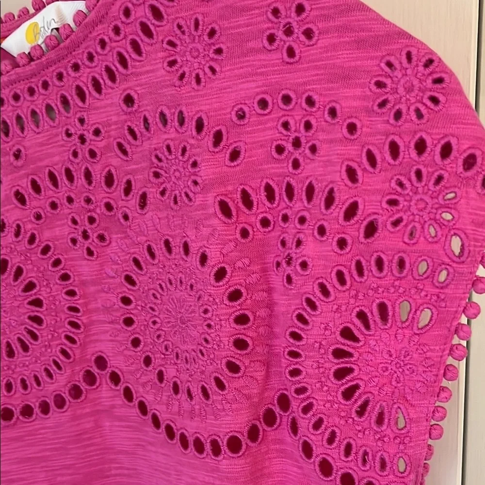 Boden Women’s Pink Sleeveless Dress with Lace Detail - Picture 3 of 4